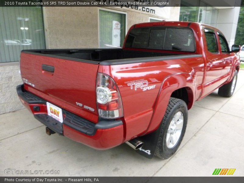 Barcelona Red Metallic / Graphite 2010 Toyota Tacoma V6 SR5 TRD Sport Double Cab 4x4