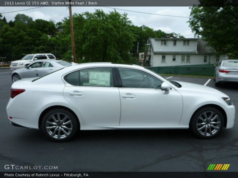 Starfire White Pearl / Black 2013 Lexus GS 350 AWD