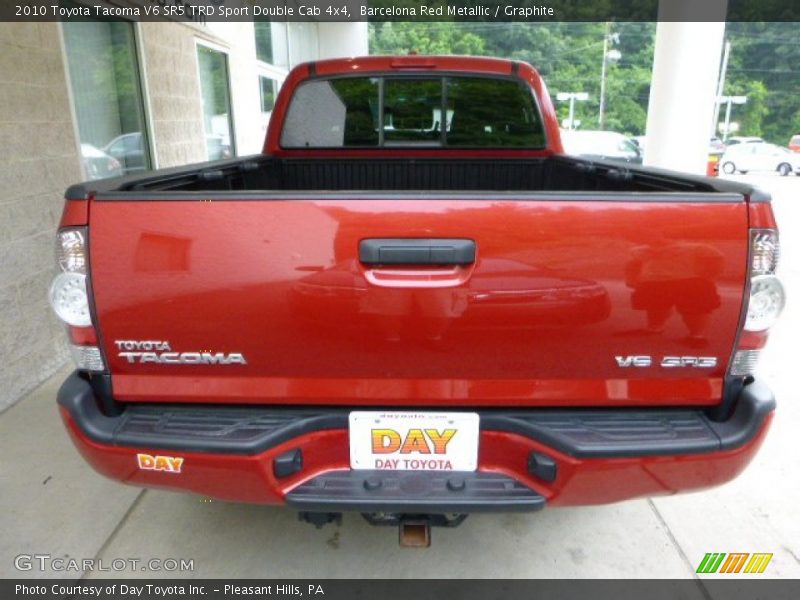 Barcelona Red Metallic / Graphite 2010 Toyota Tacoma V6 SR5 TRD Sport Double Cab 4x4