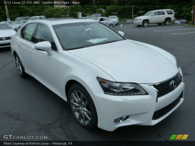 Starfire White Pearl / Black 2013 Lexus GS 350 AWD