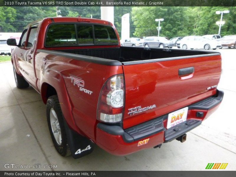 Barcelona Red Metallic / Graphite 2010 Toyota Tacoma V6 SR5 TRD Sport Double Cab 4x4