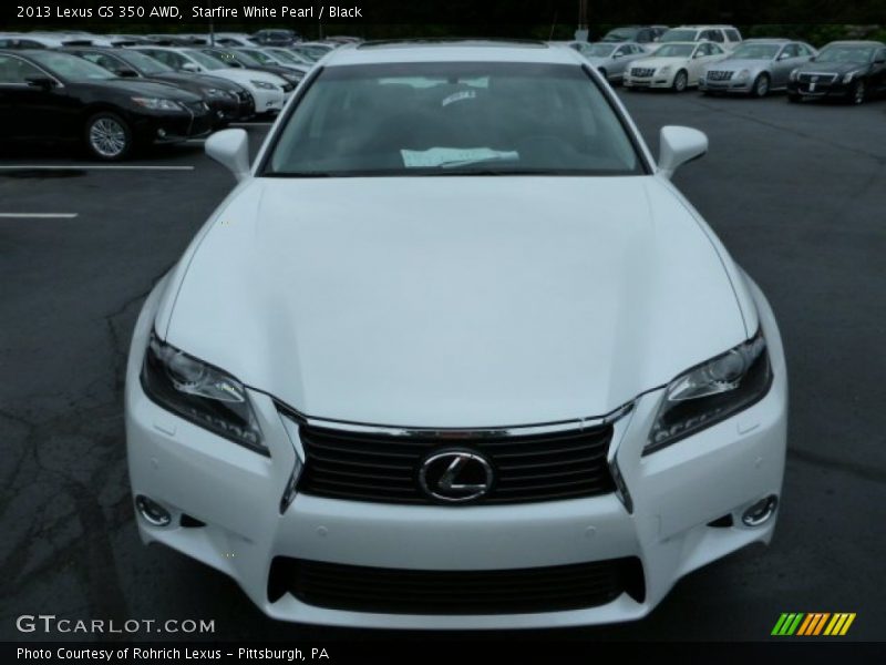 Starfire White Pearl / Black 2013 Lexus GS 350 AWD