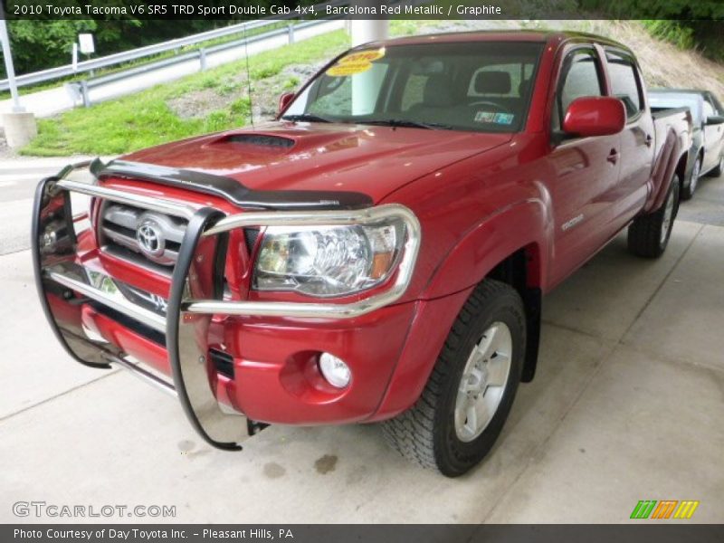 Barcelona Red Metallic / Graphite 2010 Toyota Tacoma V6 SR5 TRD Sport Double Cab 4x4