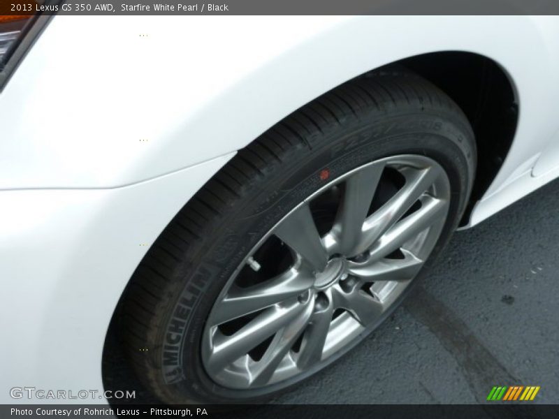 Starfire White Pearl / Black 2013 Lexus GS 350 AWD