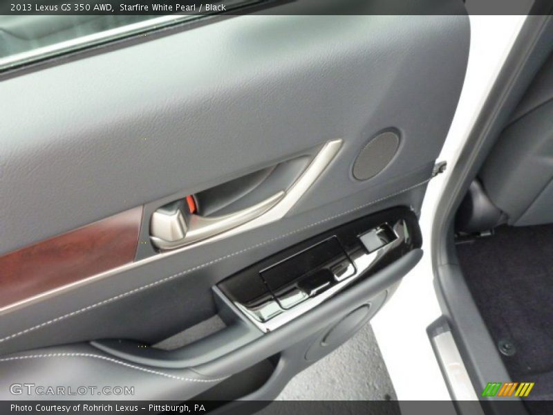 Starfire White Pearl / Black 2013 Lexus GS 350 AWD