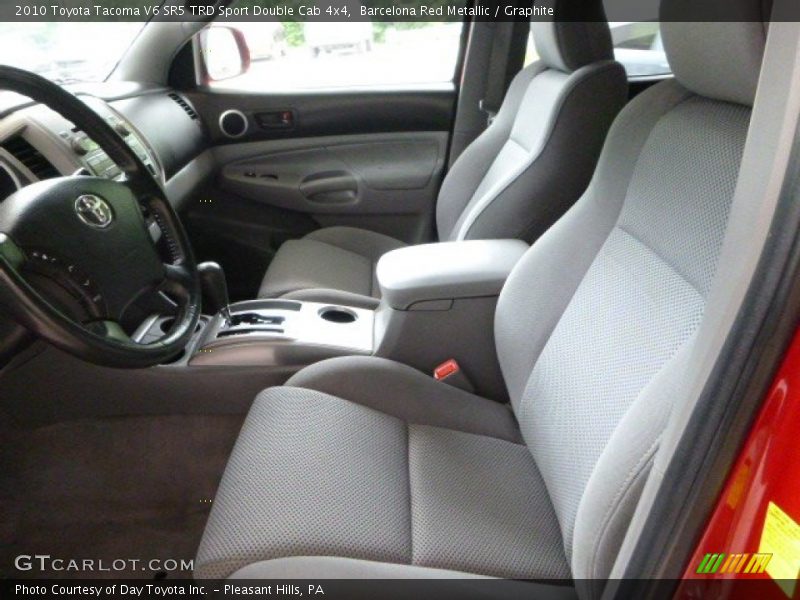 Barcelona Red Metallic / Graphite 2010 Toyota Tacoma V6 SR5 TRD Sport Double Cab 4x4