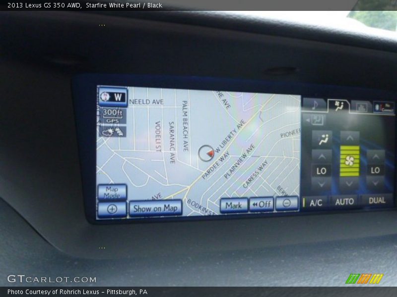 Starfire White Pearl / Black 2013 Lexus GS 350 AWD