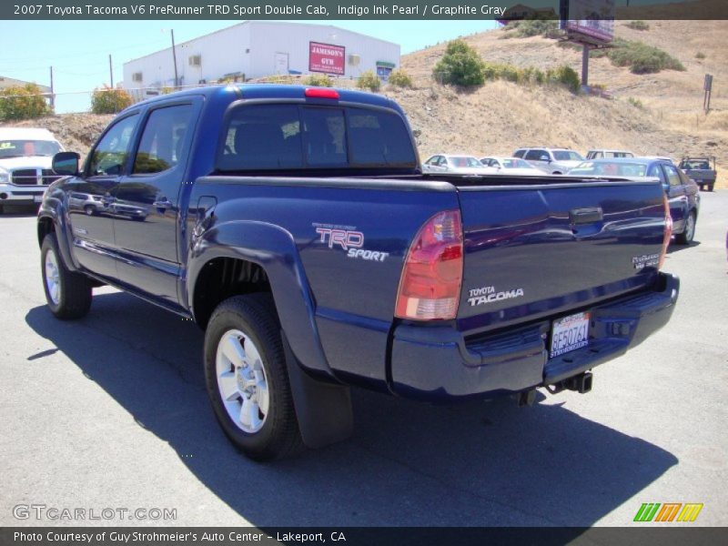 Indigo Ink Pearl / Graphite Gray 2007 Toyota Tacoma V6 PreRunner TRD Sport Double Cab