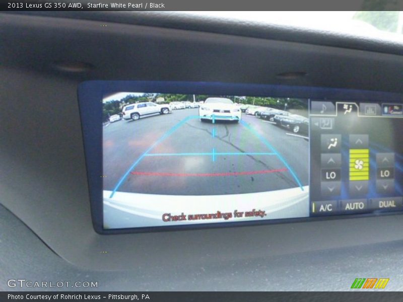 Starfire White Pearl / Black 2013 Lexus GS 350 AWD