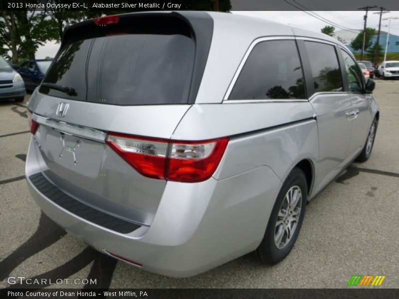 Alabaster Silver Metallic / Gray 2013 Honda Odyssey EX-L