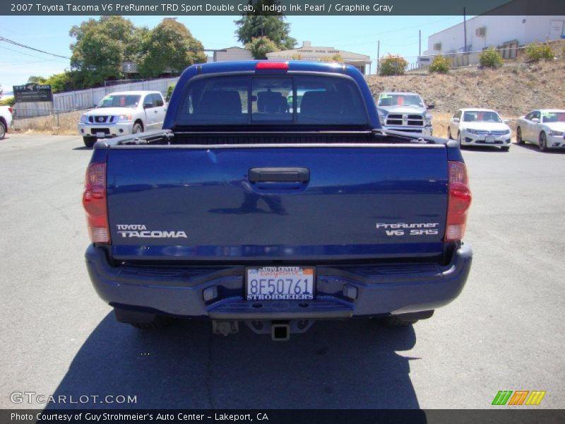 Indigo Ink Pearl / Graphite Gray 2007 Toyota Tacoma V6 PreRunner TRD Sport Double Cab