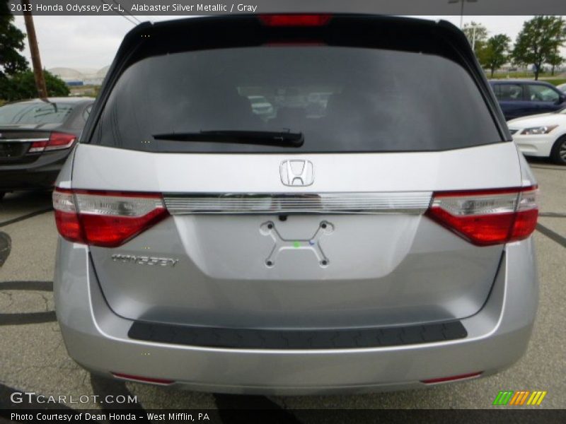 Alabaster Silver Metallic / Gray 2013 Honda Odyssey EX-L