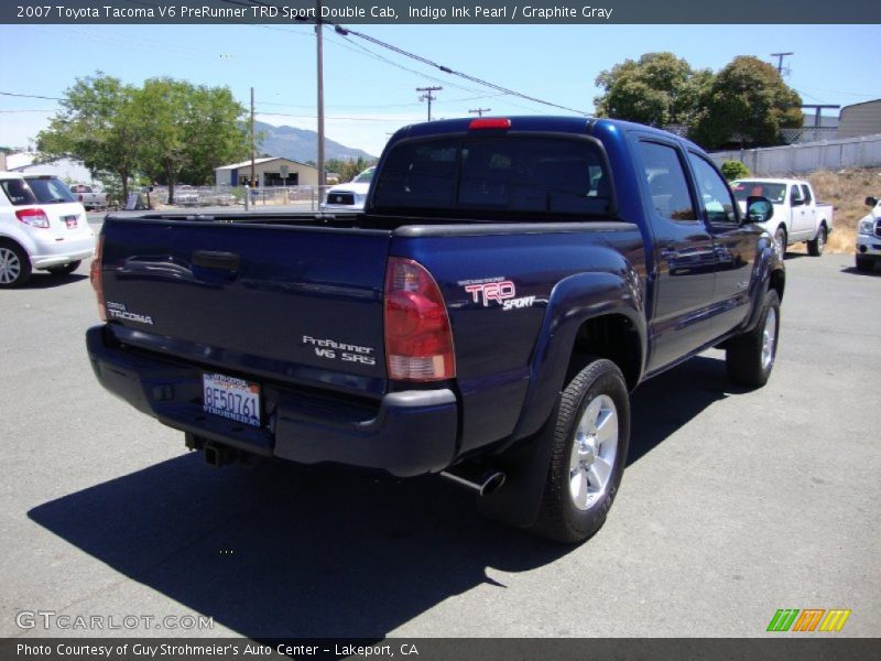 Indigo Ink Pearl / Graphite Gray 2007 Toyota Tacoma V6 PreRunner TRD Sport Double Cab