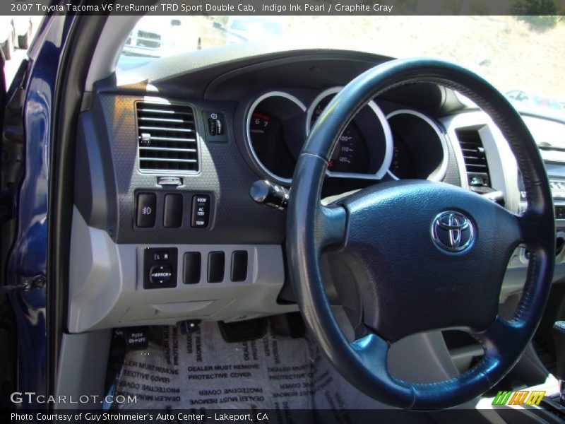 Indigo Ink Pearl / Graphite Gray 2007 Toyota Tacoma V6 PreRunner TRD Sport Double Cab