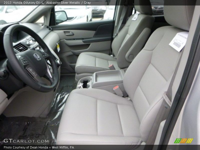 Alabaster Silver Metallic / Gray 2013 Honda Odyssey EX-L