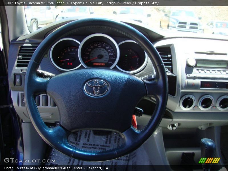 Indigo Ink Pearl / Graphite Gray 2007 Toyota Tacoma V6 PreRunner TRD Sport Double Cab