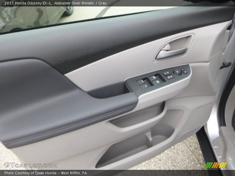 Alabaster Silver Metallic / Gray 2013 Honda Odyssey EX-L
