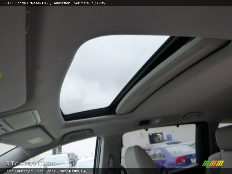 Alabaster Silver Metallic / Gray 2013 Honda Odyssey EX-L