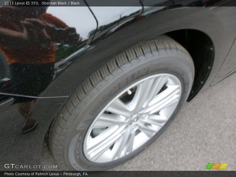 Obsidian Black / Black 2013 Lexus ES 350