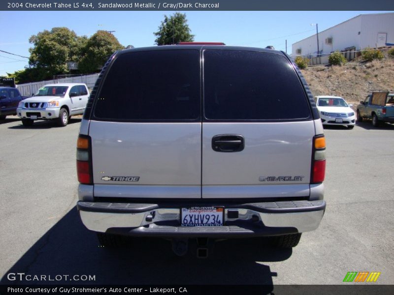 Sandalwood Metallic / Gray/Dark Charcoal 2004 Chevrolet Tahoe LS 4x4