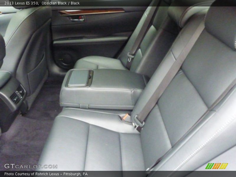 Obsidian Black / Black 2013 Lexus ES 350