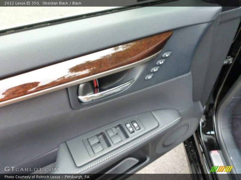 Obsidian Black / Black 2013 Lexus ES 350