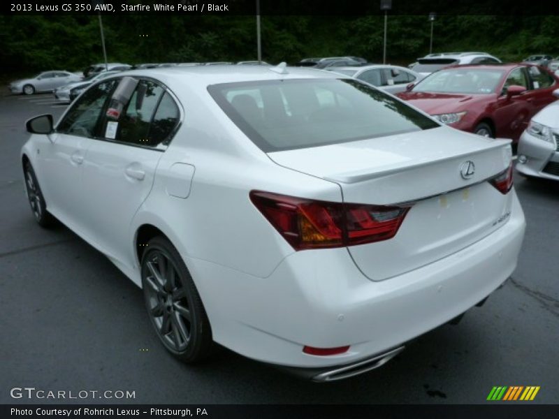 Starfire White Pearl / Black 2013 Lexus GS 350 AWD
