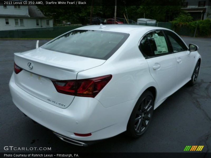 Starfire White Pearl / Black 2013 Lexus GS 350 AWD