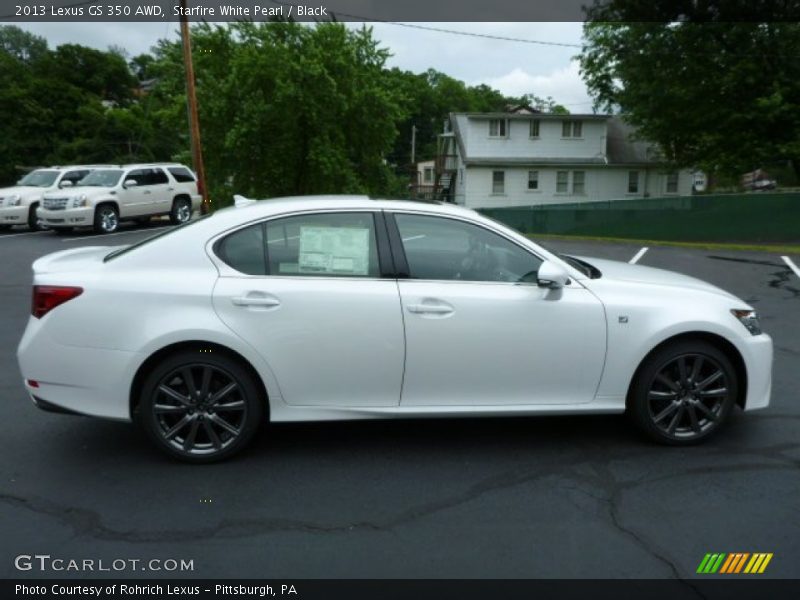 Starfire White Pearl / Black 2013 Lexus GS 350 AWD