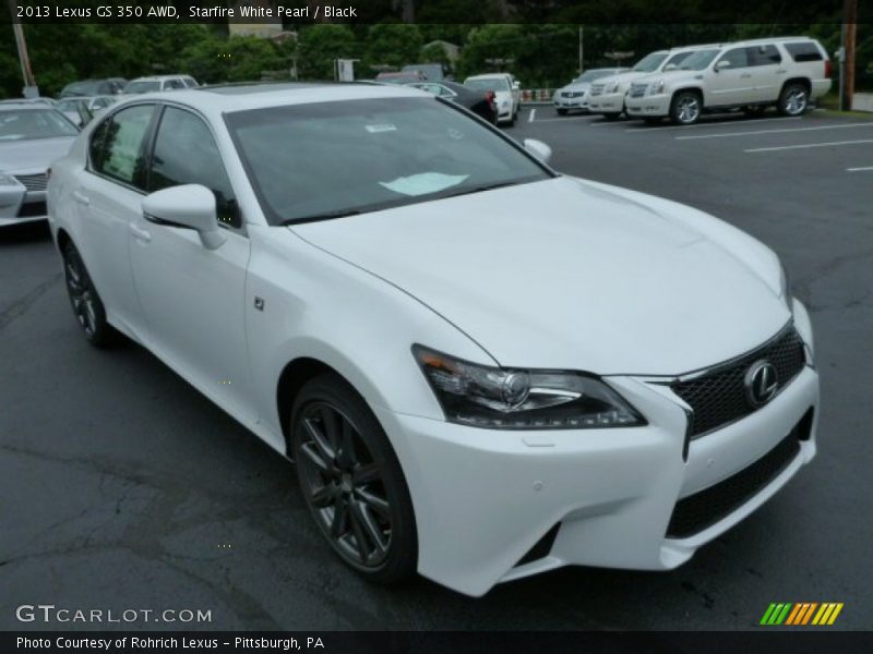 Starfire White Pearl / Black 2013 Lexus GS 350 AWD