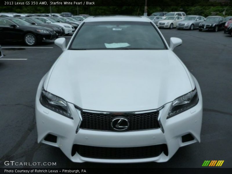 Starfire White Pearl / Black 2013 Lexus GS 350 AWD