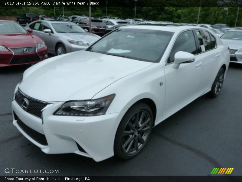 Starfire White Pearl / Black 2013 Lexus GS 350 AWD