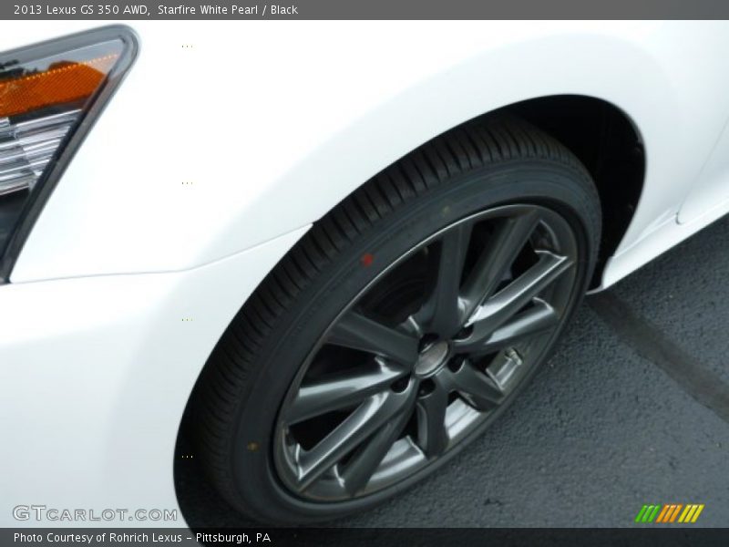Starfire White Pearl / Black 2013 Lexus GS 350 AWD