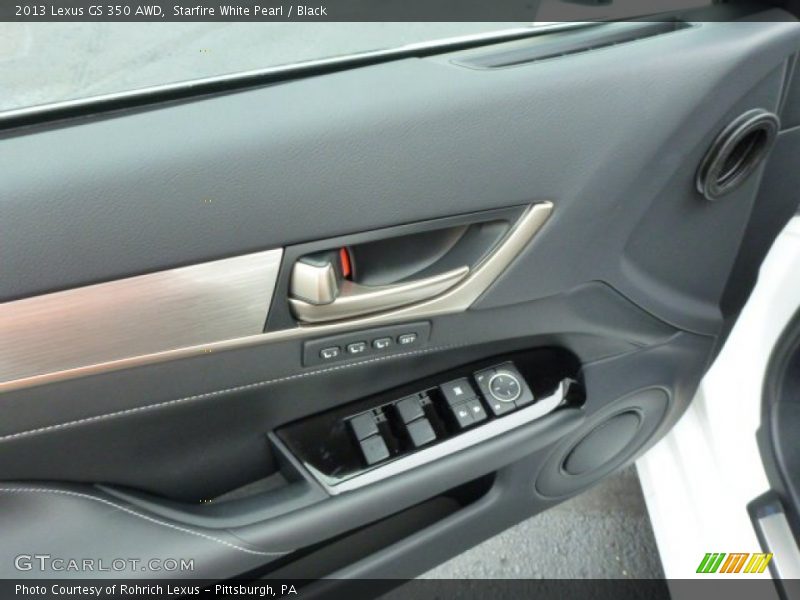 Starfire White Pearl / Black 2013 Lexus GS 350 AWD