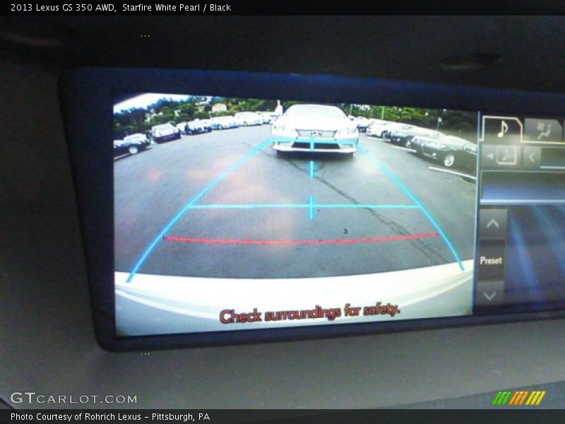 Starfire White Pearl / Black 2013 Lexus GS 350 AWD