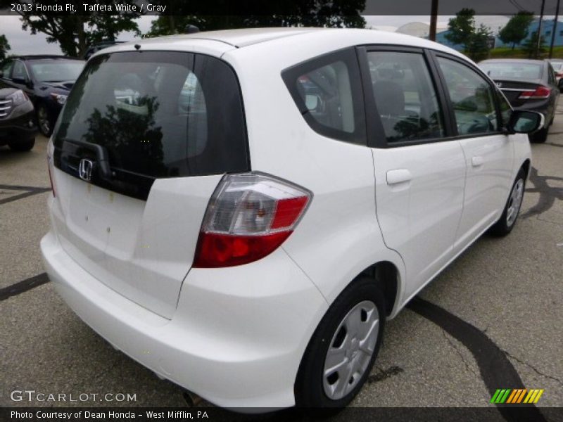 Taffeta White / Gray 2013 Honda Fit