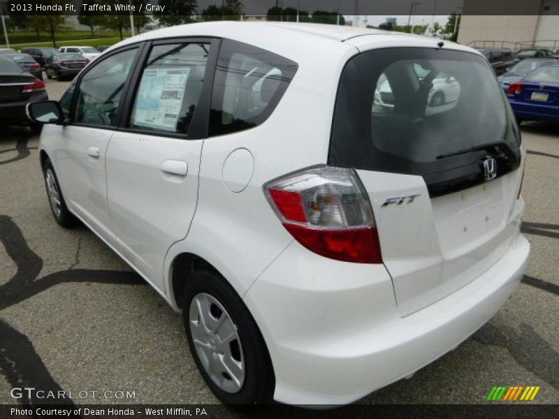 Taffeta White / Gray 2013 Honda Fit