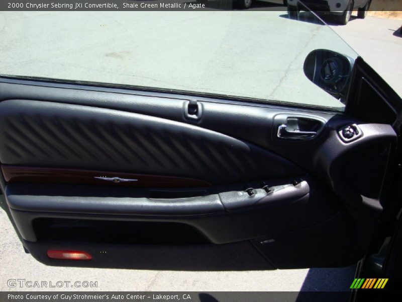 Shale Green Metallic / Agate 2000 Chrysler Sebring JXi Convertible
