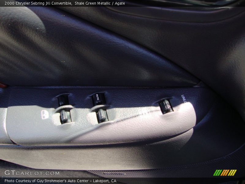 Shale Green Metallic / Agate 2000 Chrysler Sebring JXi Convertible