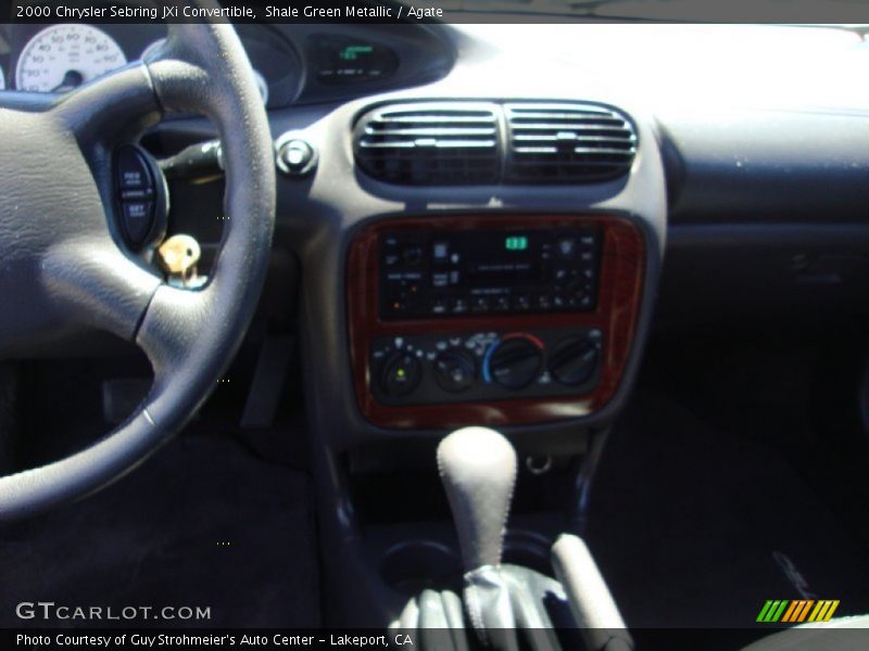 Shale Green Metallic / Agate 2000 Chrysler Sebring JXi Convertible