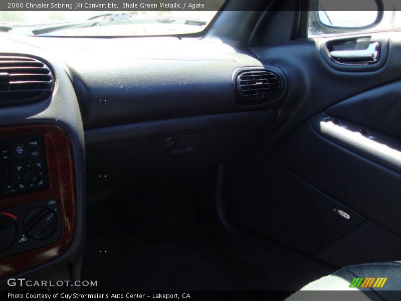 Shale Green Metallic / Agate 2000 Chrysler Sebring JXi Convertible