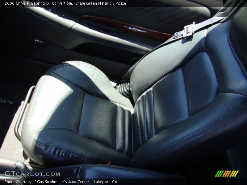 Shale Green Metallic / Agate 2000 Chrysler Sebring JXi Convertible
