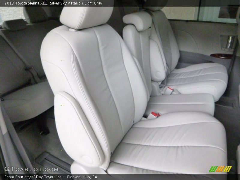 Silver Sky Metallic / Light Gray 2013 Toyota Sienna XLE