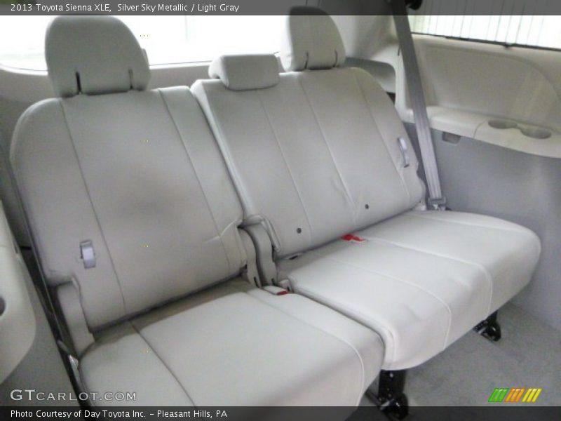 Silver Sky Metallic / Light Gray 2013 Toyota Sienna XLE