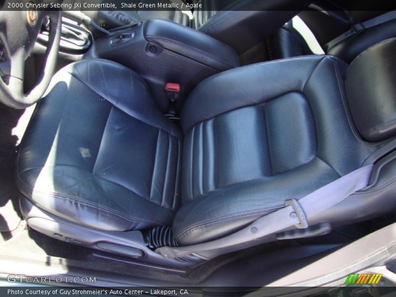 Shale Green Metallic / Agate 2000 Chrysler Sebring JXi Convertible