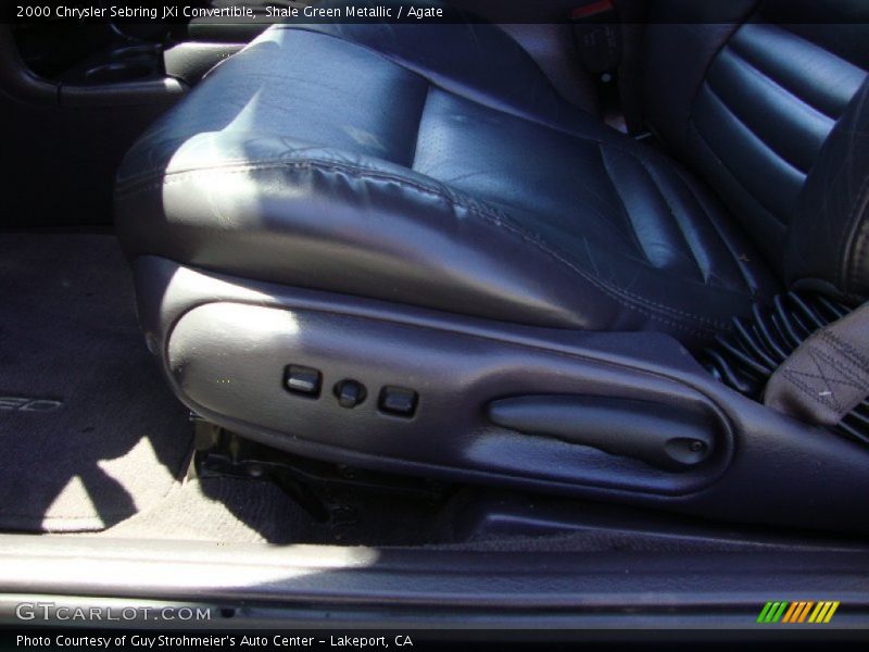 Shale Green Metallic / Agate 2000 Chrysler Sebring JXi Convertible