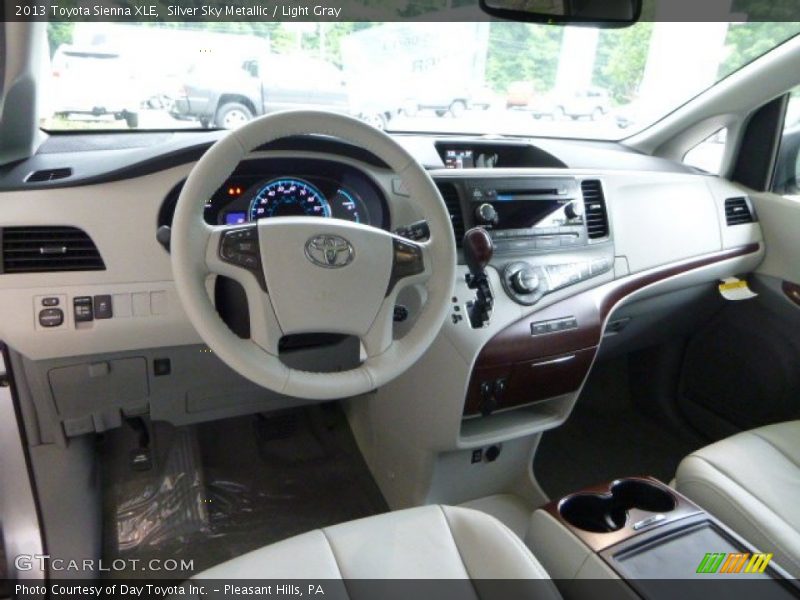 Silver Sky Metallic / Light Gray 2013 Toyota Sienna XLE