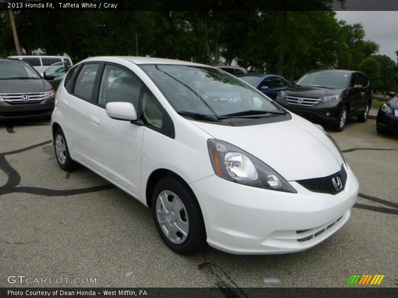 Taffeta White / Gray 2013 Honda Fit