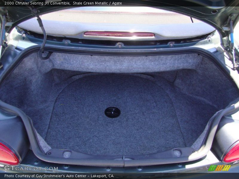 Shale Green Metallic / Agate 2000 Chrysler Sebring JXi Convertible