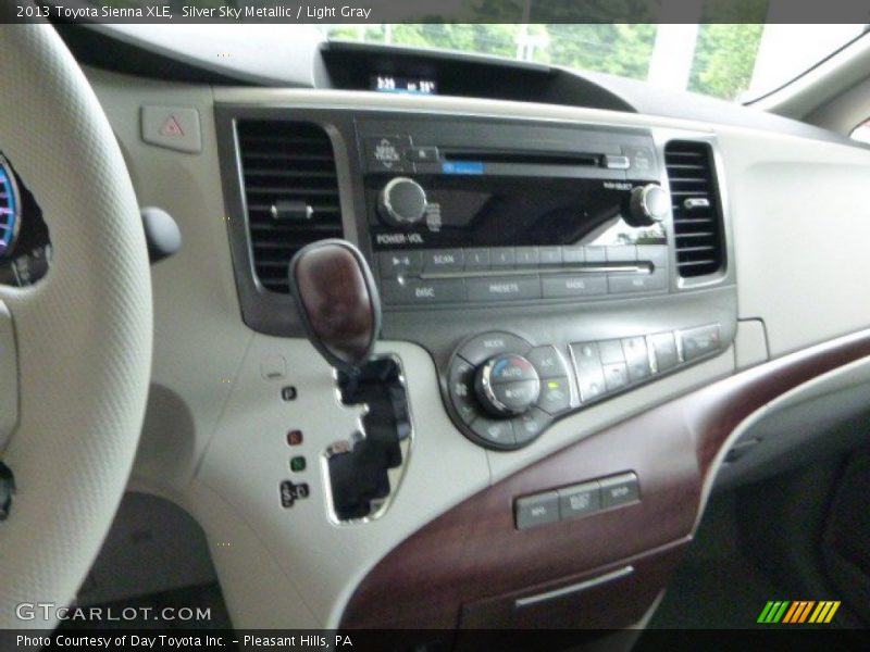 Silver Sky Metallic / Light Gray 2013 Toyota Sienna XLE